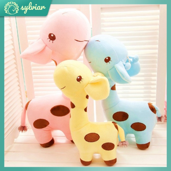 Thú Nhồi Bông Hình Hươu Cao Cổ Dễ Thương Kích Thước 18cm