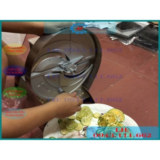 Máy bào hoa chuối, thái măng, hành tây, cam chanh tỏi, gừng xả