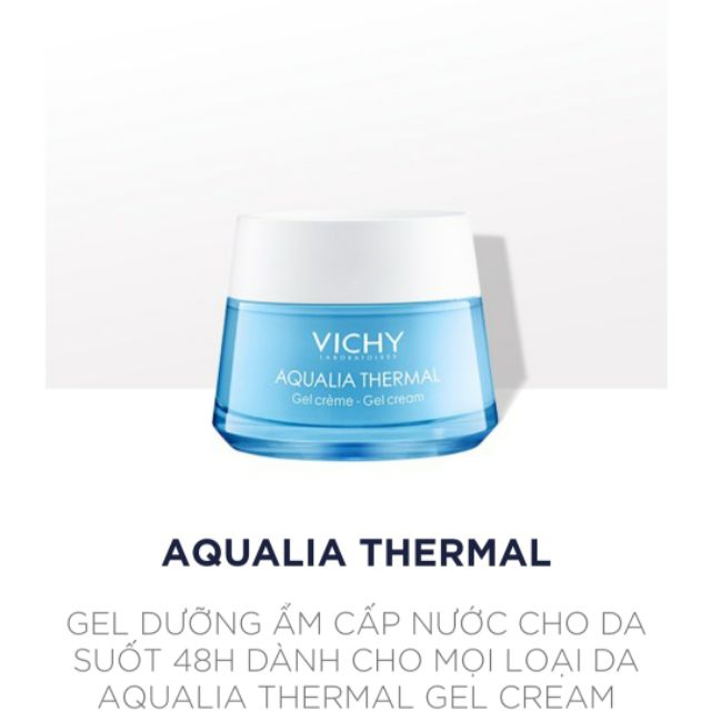 GEL DƯỠNG ẨM CẤP NƯỚC CHO DA SUỐT 48H DÀNH CHO MỌI LOẠI DA AQUALIA THERMAL GEL CREAM