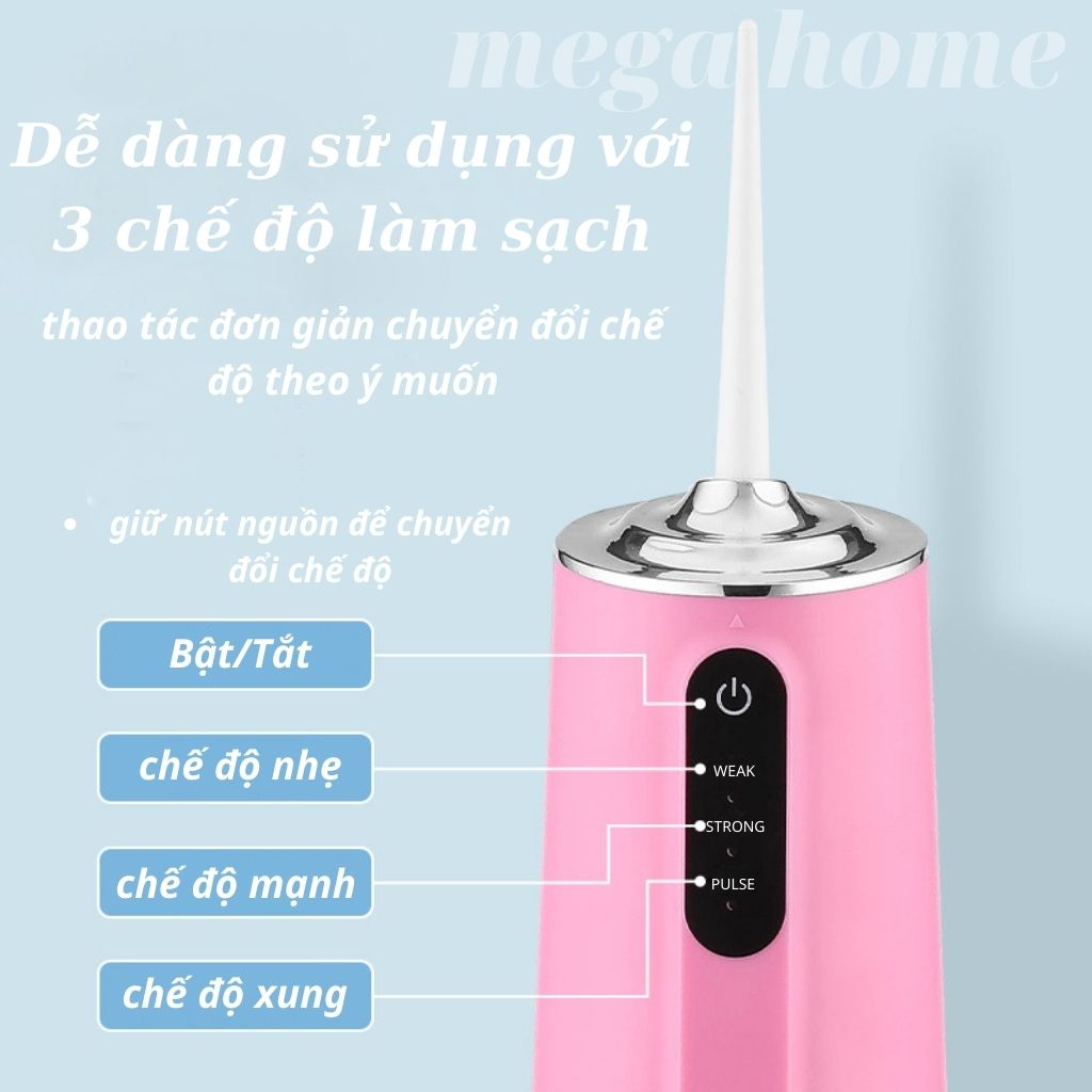 Tăm nước vệ sinh răng miệng - Máy tăm nước hàng nội địa Trung Oral