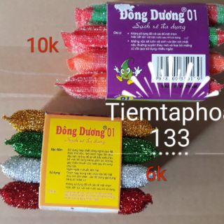 Combo 4 miếng mút kim tuyến rửa chén bát