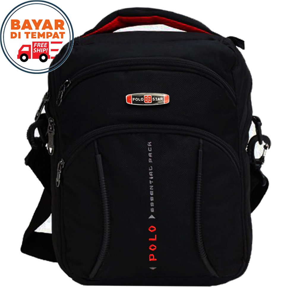 Túi Đeo Chéo Nam 1.1 Năm Mới Miễn Phí Vận Chuyển!! Túi Xách Đeo Vai Polo 39120 Chất Liệu Nylon Chống Thấm Nước Thời Trang Cao Cấp Giá Rẻ Cho Nam E9L5