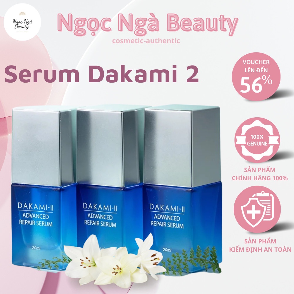 Serum Dakami 2, Gel Dưỡng Trắng Da, Mờ Thâm Công Nghệ Hàn Quốc Chính Hãng 100%