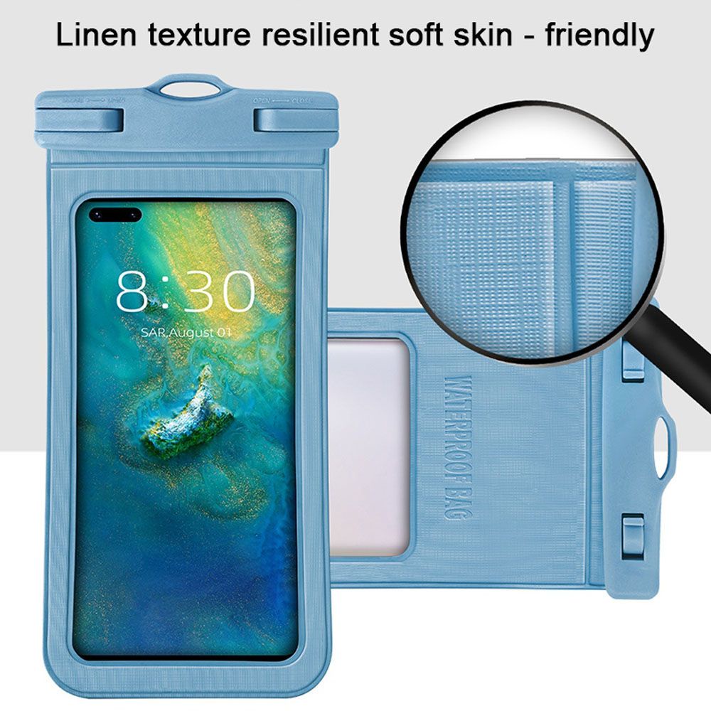 Túi đựng điện thoại chống thấm nước IPX8 7.2 inch chạm được màn hình cảm ứng sử dụng