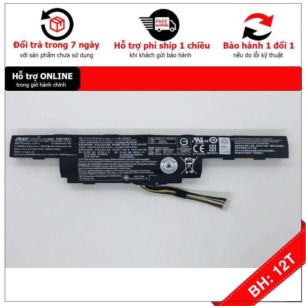 [BH12TH] . Pin Laptop Acer Aspire E5-575G E5-575G-53VG E5-575G Mã Pin AS16B8J Hàng Mới 100%