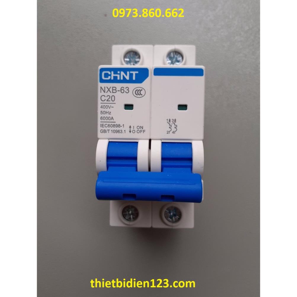 ATTOMAT CHINT MCB 2P 16-63A -NXB-63-C16A, 20A, 25A, 32A, 40A, 63A