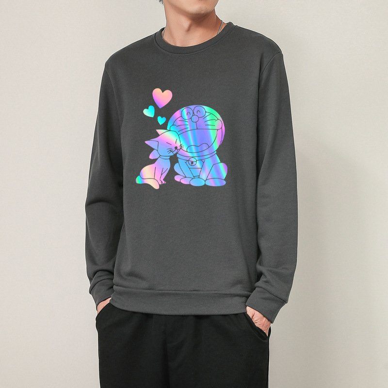 Áo Sweater💖FREESHIP💖 Doremon Tán Gái Phản Quang, áo thun nam, áo thun nữ, thấm hút mồ hôi tốt, mềm mại, thông thoáng | BigBuy360 - bigbuy360.vn