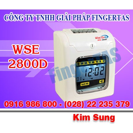 Máy chấm công thẻ giấy Wise Eye WSE2800D