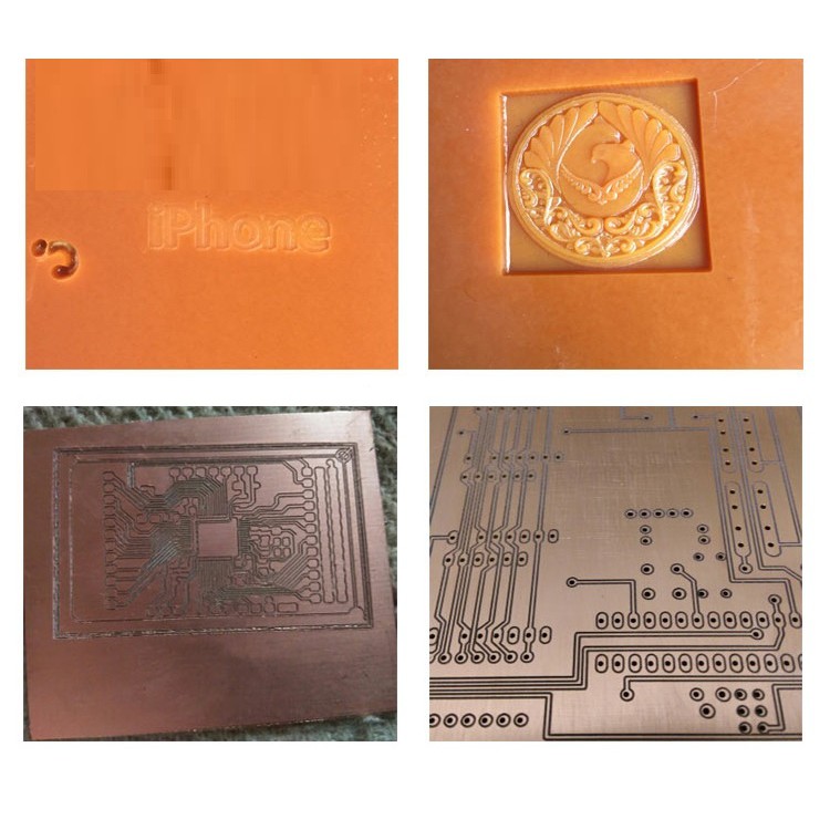 Máy phay go CNC mini 3018 pro + 10 mũi phay PCB + 4 Set plates + ER11