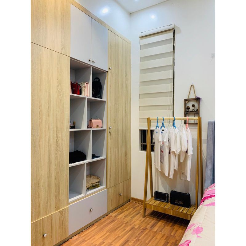 💗FREESHIP💗 Kệ Treo Quần Áo Chữ A  - Giá Treo Quần Áo 2 Tầng Gỗ MDF Cao Cấp