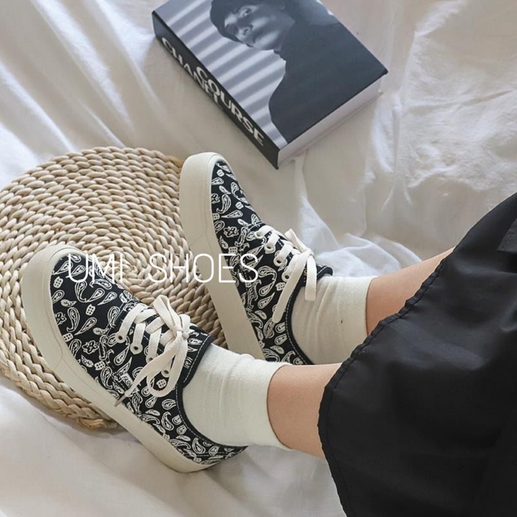 Giày thể thao nữ caro vải mềm canvas bata mới hot phong cách retro ulzzang đẹp cá tính đẹp đơn giản đi học buộc dây xinh