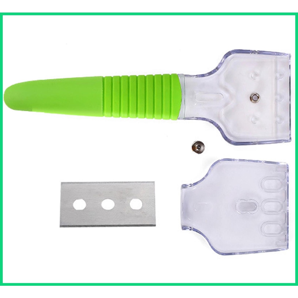 Dụng Cụ Cạo Sơn Tường Với 4 Lưỡi Dao Bằng Kim Loại Chuyên Dụng Cho Kính Chắn Gió