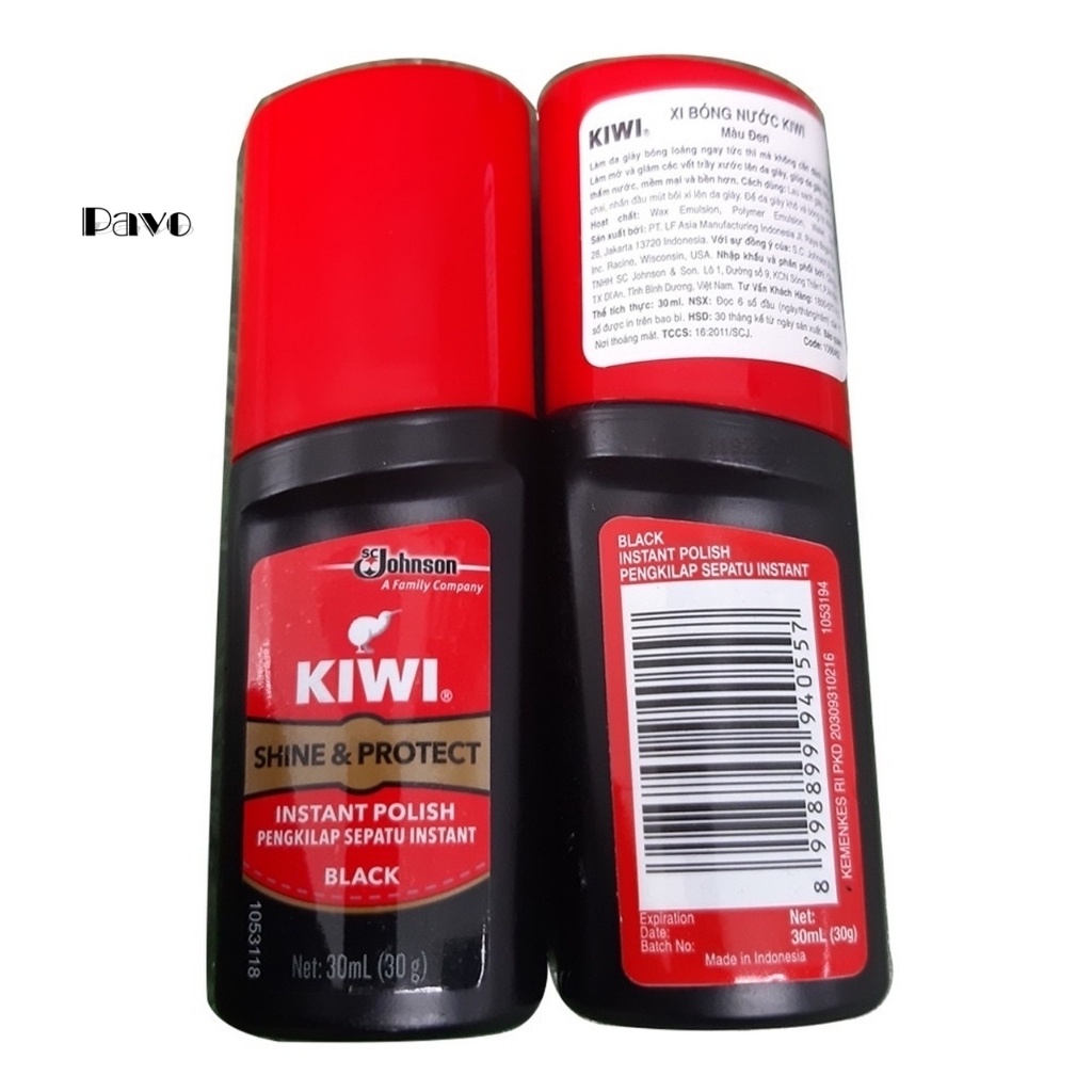 [GÍA GỐC TẬN XƯỞNG]Xi Đánh Giày Nước KIWI Thái Lan Chính Hãng Màu Đen, Nâu(30g)