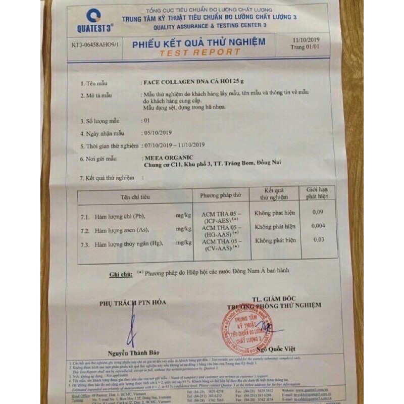 COMBO KEM FACE COLLAGEN CÁ HỒI ADN