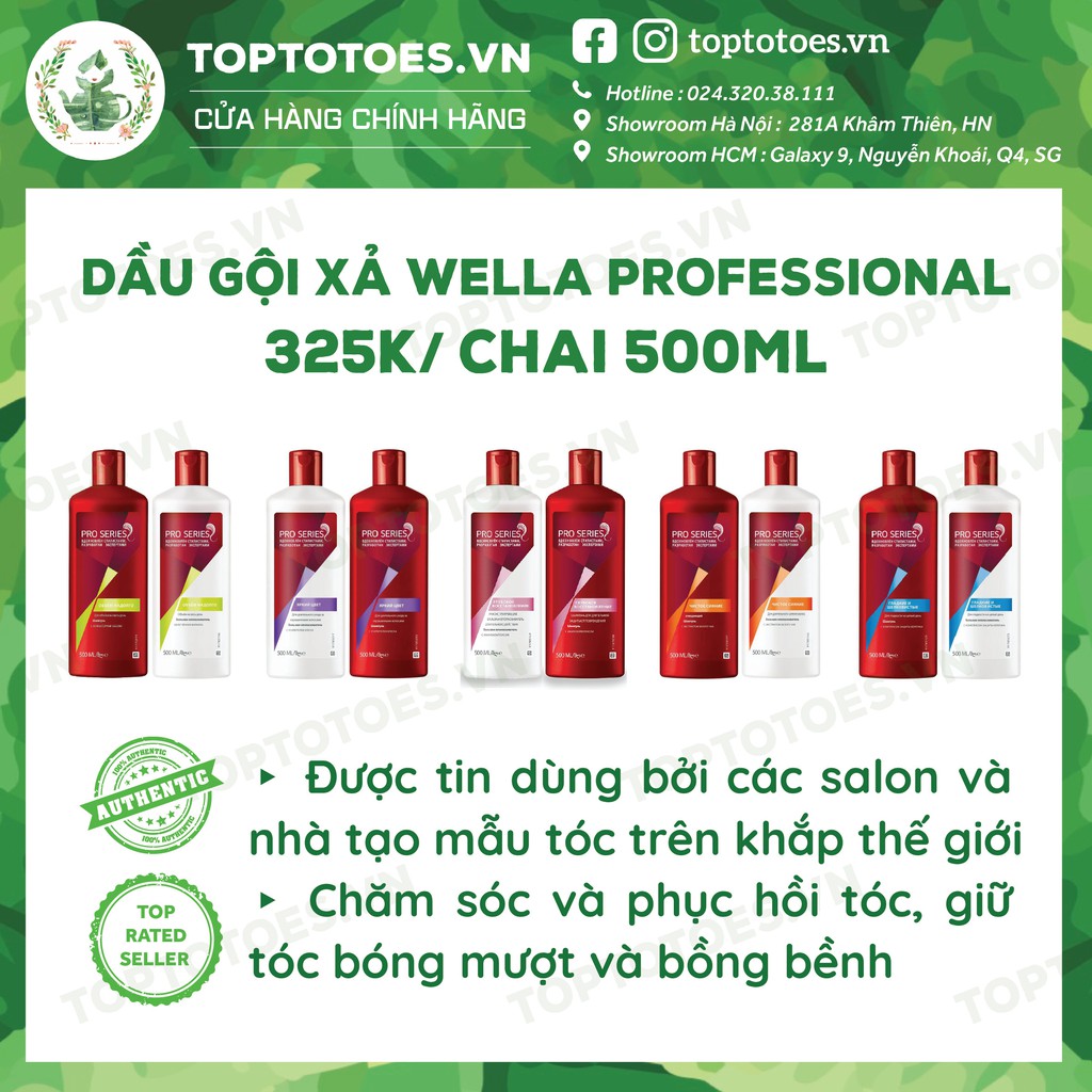 Gội xả Wella Professional chăm sóc tóc chuyên sâu chuẩn salon