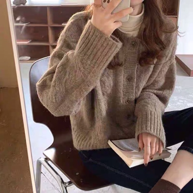 [ẢNH THẬT CUỐI] Áo cardigan len thừng ulzzang | BigBuy360 - bigbuy360.vn