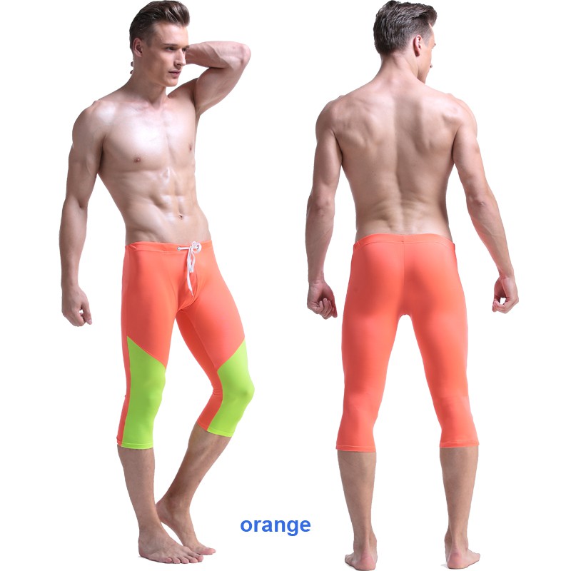 Quần bơi dài 3/4 dáng ôm nhiều màu cho nam | BigBuy360 - bigbuy360.vn