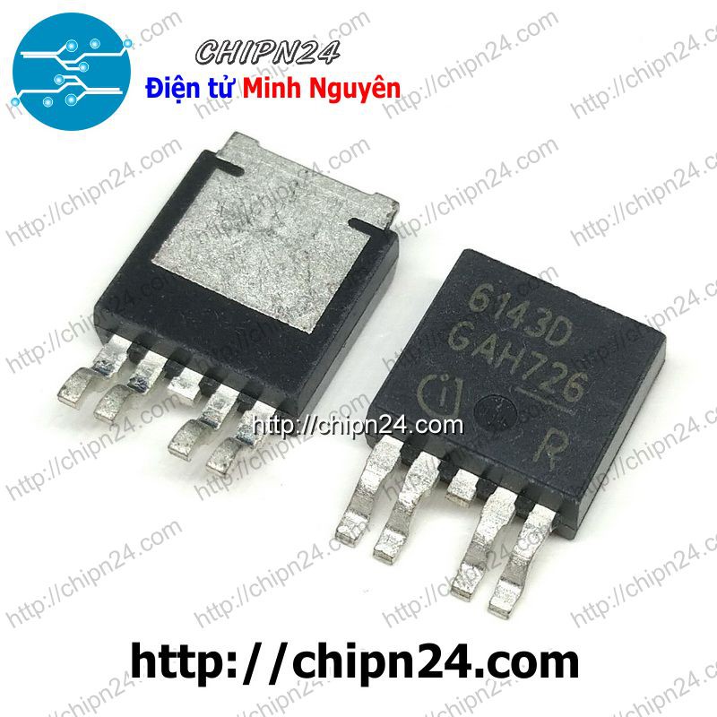 [1 CON] (SOP) IC 6143D TO-252-4 (SMD Dán) (BTS6143D 6143 IC Power Max 35V 33A 59W)