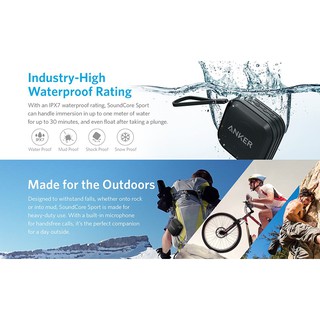 Loa bluetooth di động ANKER SoundCore Sport A3182