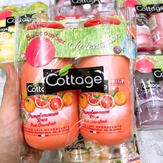 Cặp Sữa Tắm Cottage Pháp (Chai 250ml)