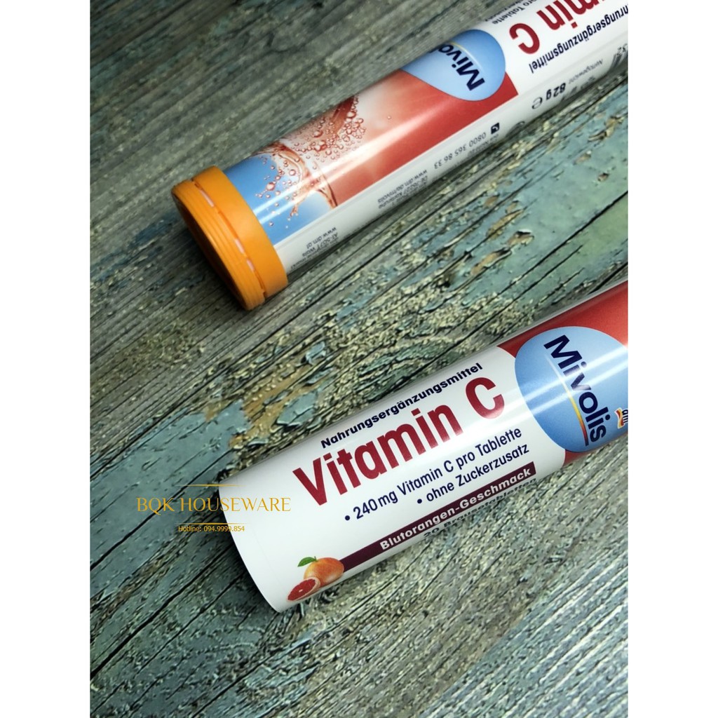 [Mã SR14MAY5 giảm 20K đơn 50K] [ HÀNG ĐỨC ] Ống 20 Viên Sủi Vitamin C Mivolis(hàm lượng 240mg C), 20 Viên | BigBuy360 - bigbuy360.vn