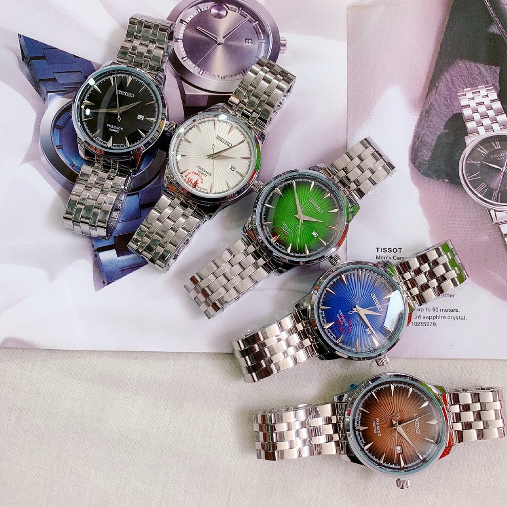 Đồng hồ nam Seiko dây inox nam tính