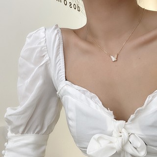 Dây Chuyền Mặt Hình Bướm Phong Cách Hàn Quốc Thời Trang Mùa Hè 0512