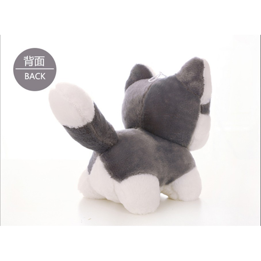 Thú nhồi bông hình chó Husky 25cm