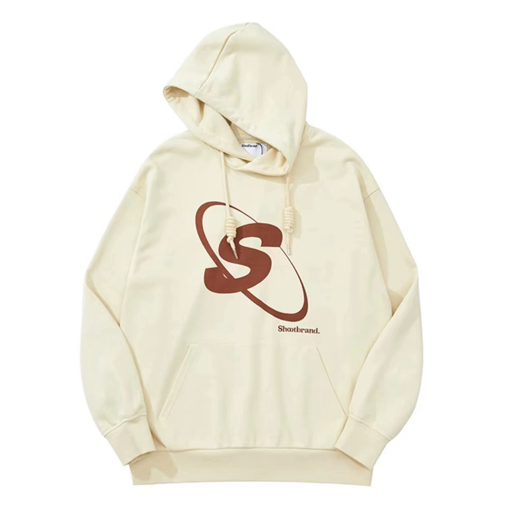 NRVP Áo Hoodie Tay Dài Oversize In Họa Tiết Phong Cách Hàn Quốc Kiểu Mới Cho Nam / Nữ