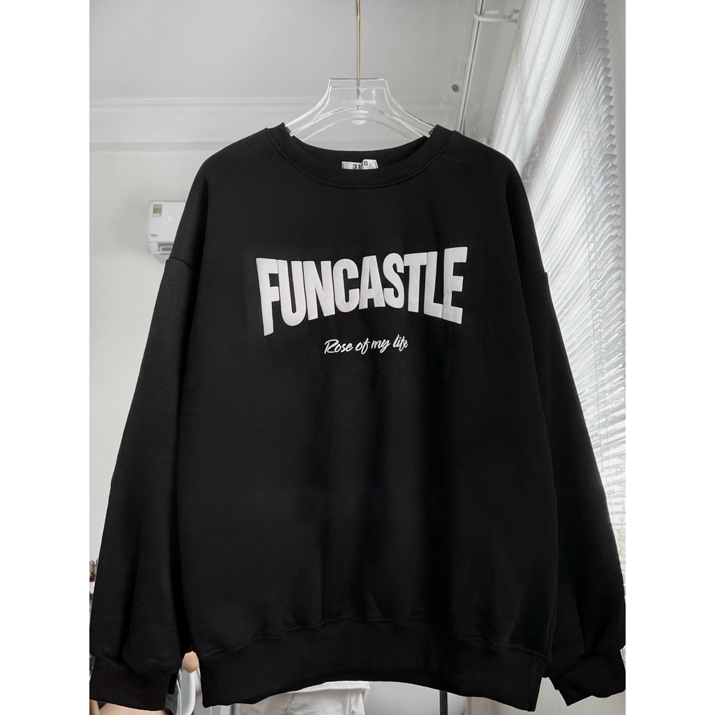 Áo Sweater Nỉ Bông form rộng basic tay dài dày dặn ấm áp cặp đôi nam nữ unisex Aomivn