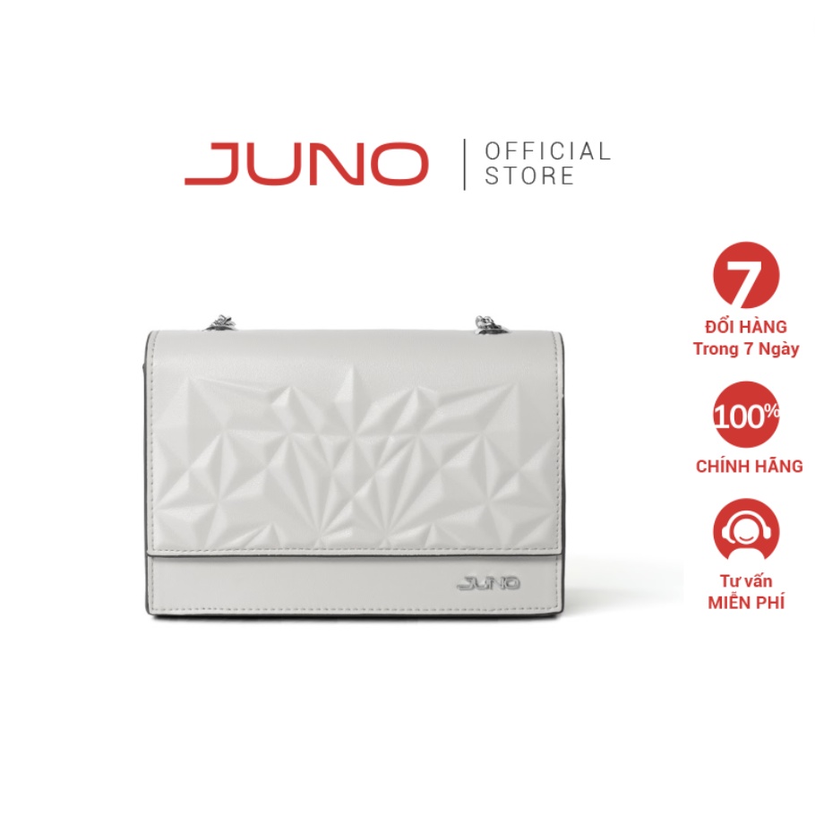 JUNO - Túi xách nhỏ nắp gập dập nổi 3d - TXN313