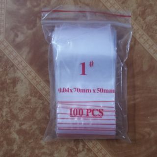 100 TÚI NILON ZIPPER ĐỰNG GẠO MUỐI