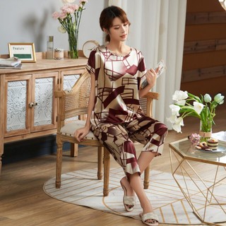 Đồ bộ vải lụa satin mát lạnh mặc nhà