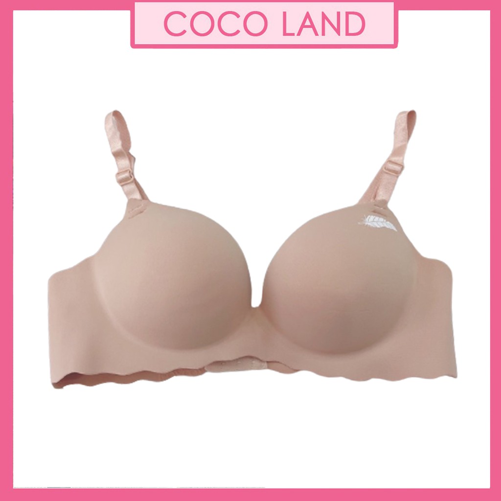 [HOT 2021 Áo lót nữ, Áo ngực trơn cài trước có đệm, không gọng , áo nâng ngực Cao cấp -Quả Chéo, Họa Tiết Hình Lá | BigBuy360 - bigbuy360.vn