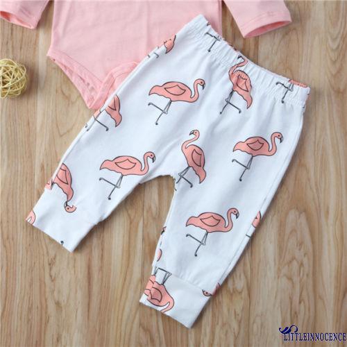 ❤XZQ-3PCS Toddler Newborn Baby Girls Outfits Clothes Romper Leggings Pants Bodysuit+Pants Set 0-18M