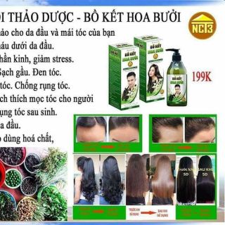 Dầu gội đầu bồ kết hoa bưởi