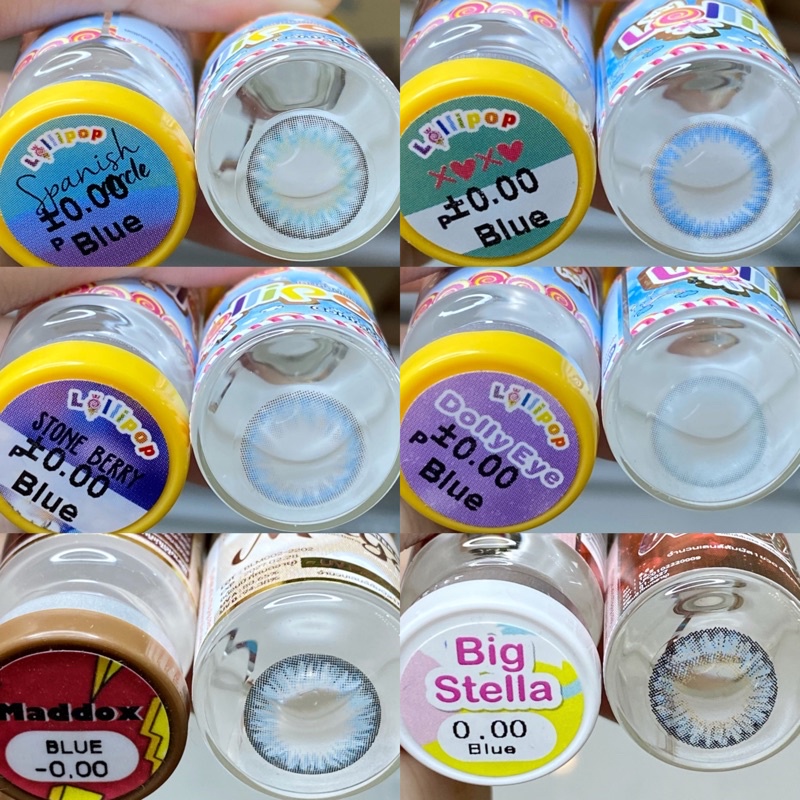 50 Mẫu Lens Xanh Dương- Blue  HOT (FREE SHIP )