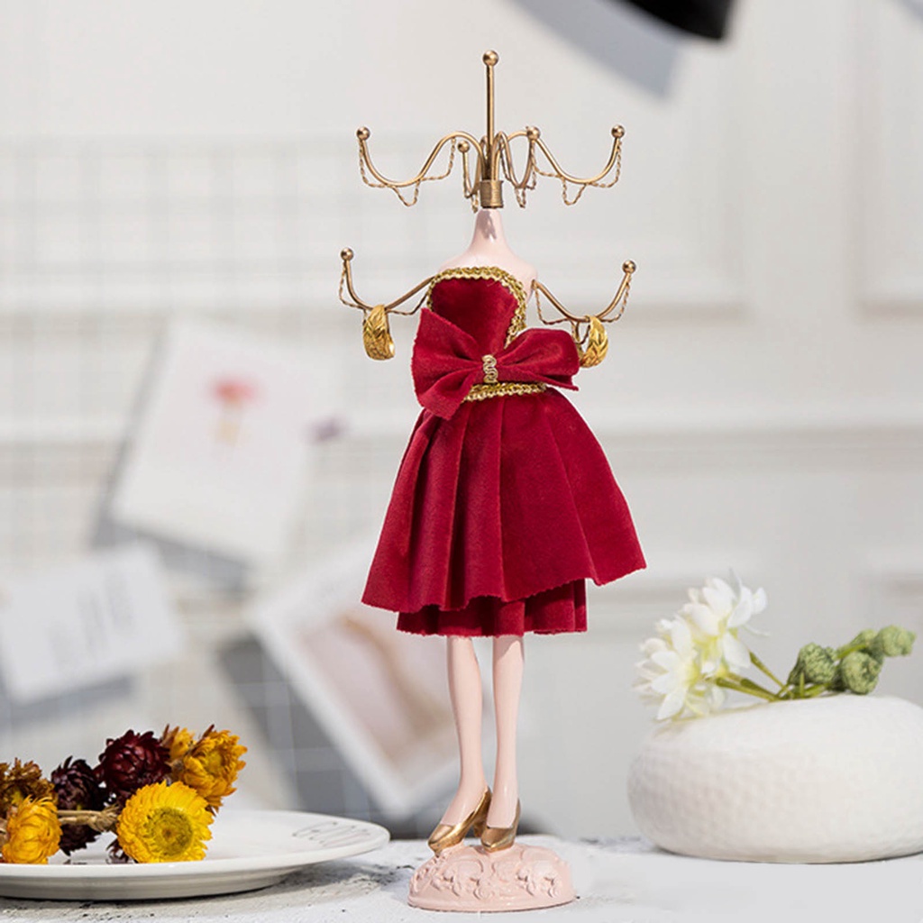 [Kloware] Giá Đỡ Ma Nơ Canh Vải Nhung Treo Nhẫn Trang Sức Tại Nhà