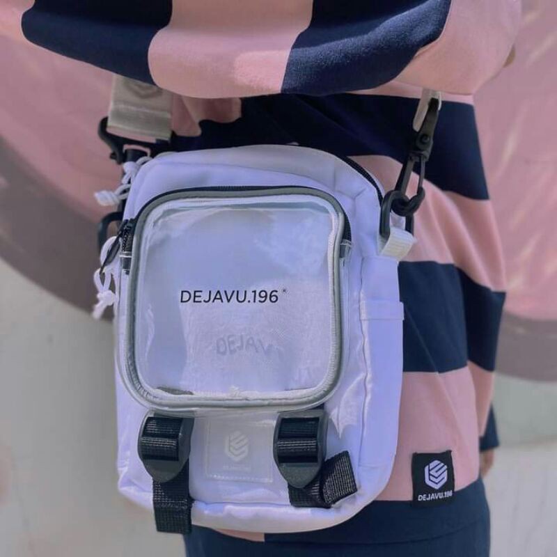 Túi đeo chéo nam nữ Dejavu.196 BIGOMALL - Túi thời trang unisex kiểu mới
