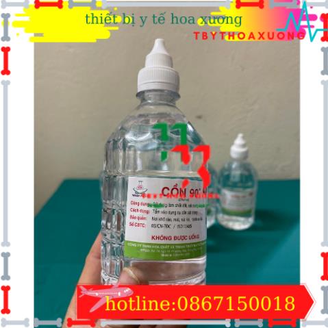 1Thùng 24 Chai Cồn Y Tế Sát Trùng 90 Độ Thuận Phát Chai 500ml Phòng Dịch, Sát khuẩn, Sử Dụng Trong Y Tế, Spa