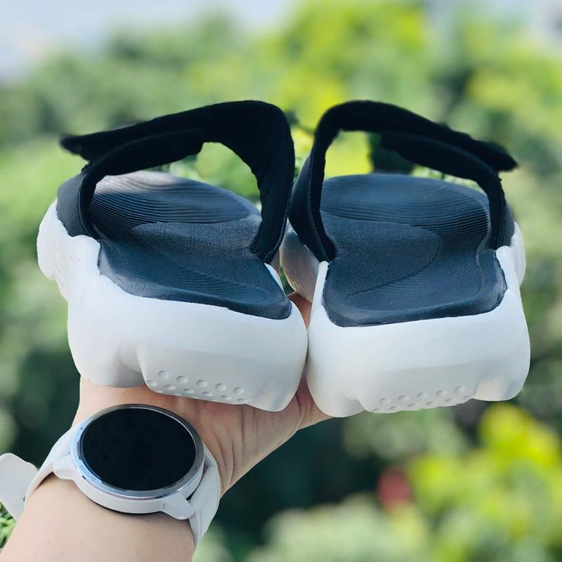 ép 𝐀𝐃𝐕𝐄𝐍𝐓𝐔𝐑𝐄 ❤️FREESHIP + FullBox❤️dép adv quai ngang thể thao nam nữ Balô adventure đế độn cao 4cm Màu đen