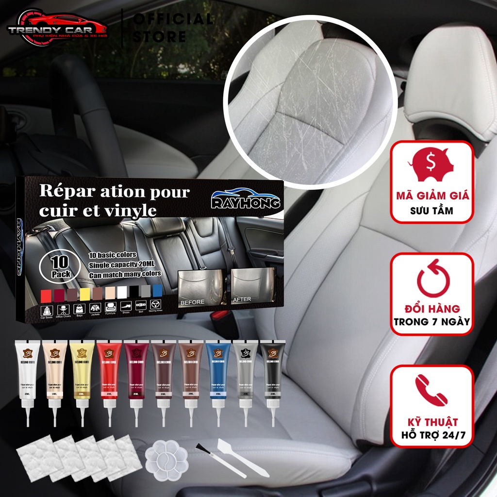 Gel da lỏng Sửa Chữa Đồ Da 20Ml Dung Dịch Làm Sạch Da Kem Sửa Chữa Bổ Sung Cho Ghế Xe Hơi và Sofa gia đình tại Nhà