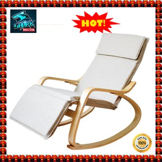 ( RẺ VÔ ĐỊCH) Ghế Poang -Ghế bập bênh Thư giãn phong cách cổ xưa cho người trung tuổi cao cấp KT 87 x 120 x 66 cm(3 màu)