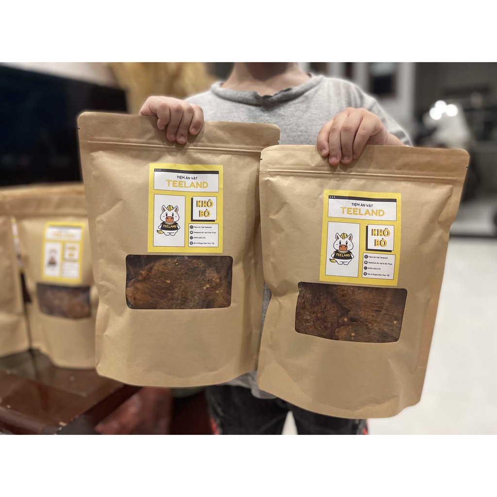 Khô Bò Homemade Miếng Mềm - Thơm ngon hợp vệ sinh - 100% bò - Bịch 500gr | BigBuy360 - bigbuy360.vn