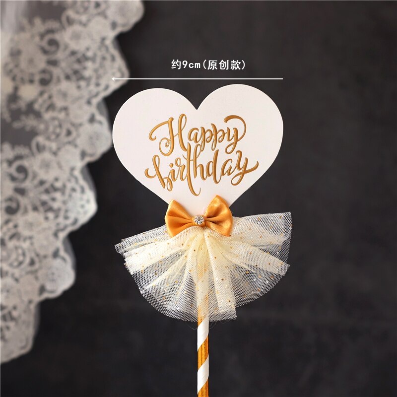 Phụ Kiện Trang Trí Bánh Kem Sinh Nhật Hình Vương Miện Màu Trắng Đen