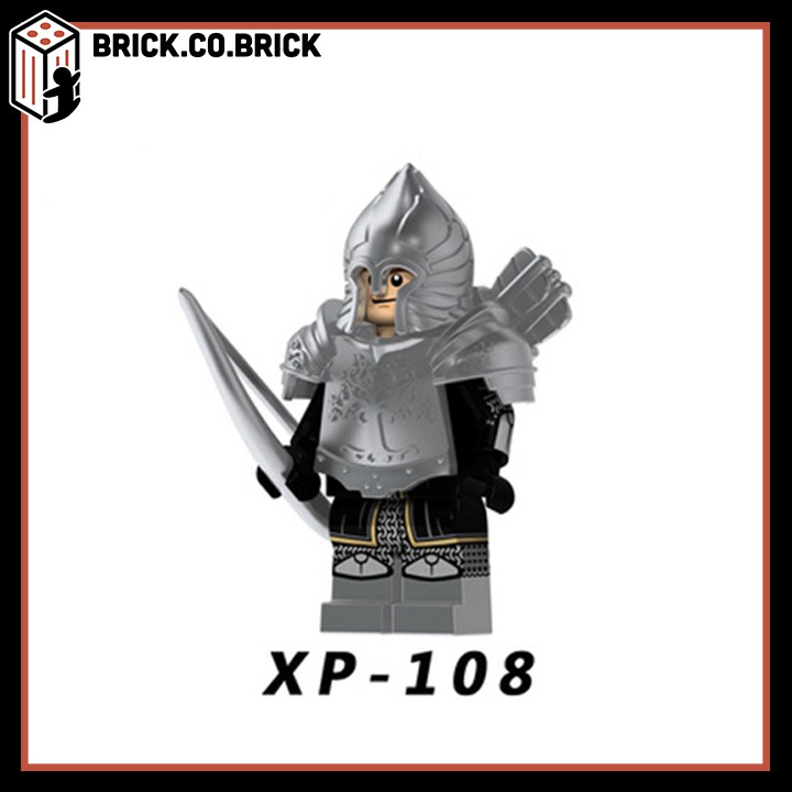 Non Lego Lính Trung Cổ Gondor Chúa Tể Chiếc Nhẫn Suit Chuẩn Film Đồ Chơi Lắp Ráp Minifigures KT1014