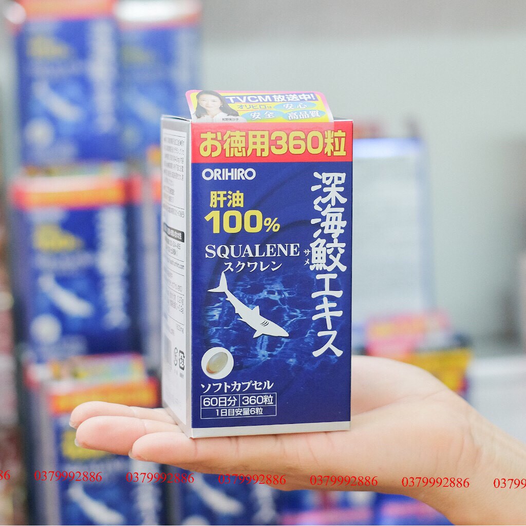 Viên sụn vi cá mập Squalene Orihio bổ xương khớp, tim mạch và mắt Nhật [Date 12/2023] | BigBuy360 - bigbuy360.vn