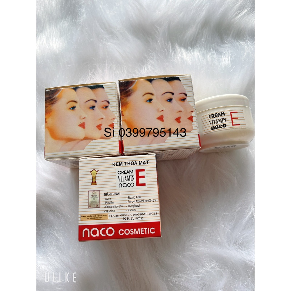 Combo 3  hộp kem NACO vitamin E ba mặt