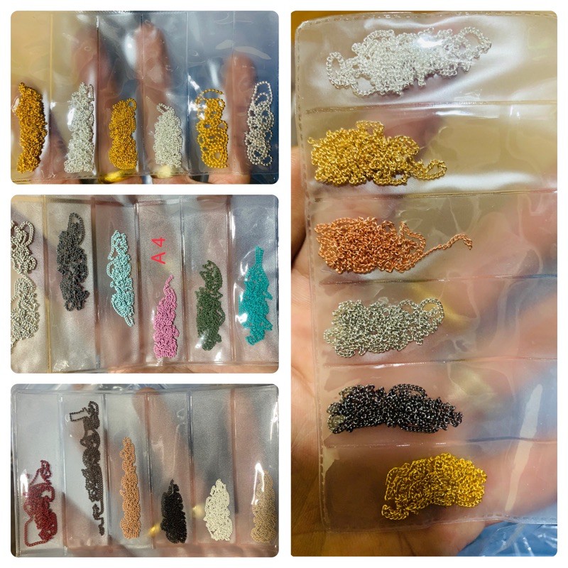 Set Phụ Kiện Dây Xích Mix 6 màu