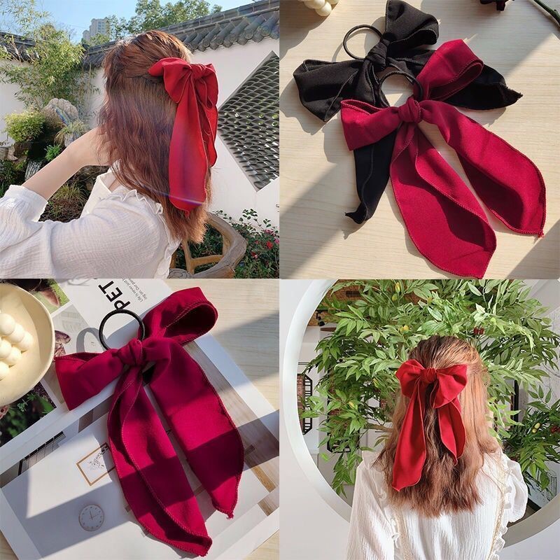 Băng Đô Co Giãn Đính Nơ Xinh Xắn Cho Bé Gái